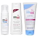 SebaMed Baby Cream, Extra Soft, 200ml &amp; Anti-Hairloss Shampoo, 200ml &amp; Clear Face Cleansing Foam, 150ml
