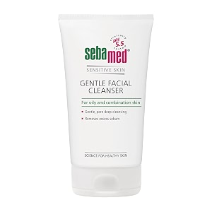 sebamed gentle facial cleanser for oily and combination skin