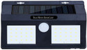 SEBON Solar Emergency light, Wall-Mounted Torch (Black, 20 cm, Rechargeable)
