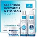Seborrheic Dermatitis &amp; Psoriasis Cream, Shampoo and Conditioner Set - Scalp Therapy System for Folliculitis, Psoriasis, Dandruff, Dry Scalp - Scalp Treatment to Relieve Itching, Flaking, Irritation
