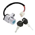 SecosAutoparts Ignition Key Switch Lock Set Fit for Suzuki LS650 Boulevard S40 1986-2017 Fit for Suzuki VS1400 Boulevard S83 1987-2009 Fit for Suzuki VS750 VS600 VS800 Boulevard S50 1985-2005