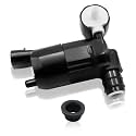 SecosAutoparts Windshield Washer Pump 28920-3JA0A 289203JA0A 289103JA0B Compatible with Nissan Pathfinder 2013-2019, Fit for Infiniti QX60 JX35 2013-2021, 2-Pin Twin Outlet, Replace PUM812071 1WP0001
