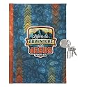 Secret Diary with Lock/Keys, Boys Interactive Glow in the Dark Christian Journal with Writing Prompts Teen, Tween - Life is an Adventure with Jesus Psalm 16:11 Bible Verse