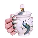 Secret Lives Premium Luxury Acrylic Fake Reusable False Artifical Press On Nailsshades Of Green Color 24 Pieces With Kit