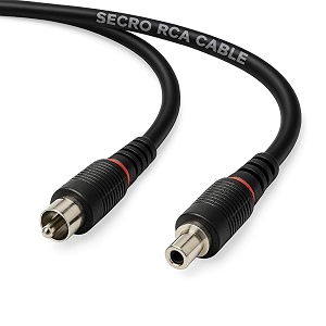 secro rca extension cable cord audio extender cable mono audio video cable digital amp analogue 10 meter