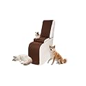 Sectional Reclining Couch Covers for L Shaped Sectional Sofa Recliner Console Cover 1 Piece Washable Corner Recliner Middle Console Slipcover for Pet Dog (Console Cover, Dark Coffee)