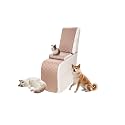 Sectional Reclining Couch Covers for L Shaped Sectional Sofa Recliner Console Cover 1 Piece Washable Corner Recliner Middle Console Slipcover for Pet Dog (Console Cover, Apricot)