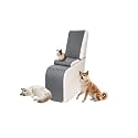 Sectional Reclining Couch Covers for L Shaped Sectional Sofa Recliner Console Cover 1 Piece Washable Corner Recliner Middle Console Slipcover for Pet Dog (Console Cover, Silver Gray)