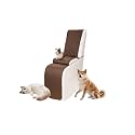 Sectional Reclining Couch Covers for L Shaped Sectional Sofa Recliner Console Cover 1 Piece Washable Corner Recliner Middle Console Slipcover for Pet Dog (Console Cover, Light Brown)