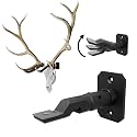 Secure Elk European Mount Skull Hanger Adjustable Large Game Skull Mount Kit for Elk, Moose, and Stag Plaque Compatible European Skull Hanger with Rotational and Angle Adjustment