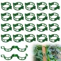 Secured Plastic Plant Clip, New Reusable Plant Support Clips Plastic Clips Tomato Clips for Securing Plants for Climbing Plants, Grape, Vegetable Stems (200, Green)