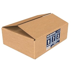 securement 3 ply corrugated box for packing for secure shipping moving courier amp goods transportation - 9x7x3 inches 50 boxes