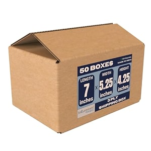 securement 3 ply corrugated box for packing for secure shipping moving courier amp goods transportation - 7x525x425 inches 50 boxes