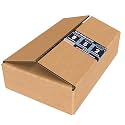 SECUREMENT® 3 Ply Corrugated Box for packing for Secure Shipping, Moving, Courier &amp; Goods Transportation - 8x5x2 inches (50 Boxes)