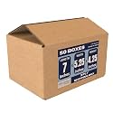 SECUREMENT® 3 Ply Corrugated Box for packing for Secure Shipping, Moving, Courier &amp; Goods Transportation - 7x5.25x4.25 inches (50 Boxes)