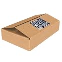 SECUREMENT® 3 Ply Corrugated Box for packing for Secure Shipping, Moving, Courier &amp; Goods Transportation - 10x6x2 inches (50 Boxes)