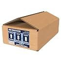SECUREMENT® 3 Ply Corrugated Box for packing for Secure Shipping, Moving, Courier &amp; Goods Transportation - 9 x 8 x 8 inches (10 Boxes)