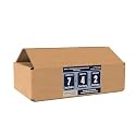 SECUREMENT® 3 Ply Corrugated Box for packing for Secure Shipping, Moving, Courier &amp; Goods Transportation - 7 x 4 x 2 inches (10 Boxes)