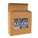 SECUREMENT® 3 Ply Corrugated Box for packing for Secure Shipping, Moving, Courier &amp; Goods Transportation - 4.5 x 4.5 x 1.5 inches (50 Boxes)
