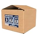 SECUREMENT® 3 Ply Corrugated Box for packing for Secure Shipping, Moving, Courier &amp; Goods Transportation - 5x4.5x3.5 inches (50 Boxes)