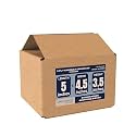 SECUREMENT® 3 Ply Corrugated Box for packing for Secure Shipping, Moving, Courier &amp; Goods Transportation - 5 x 4.5 x 3.5 inches (10 Boxes)