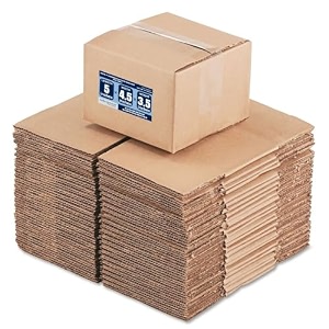 securement corrugated brown boxes for online sellingecommerce - 3 ply 150 gsm - 100 boxes 5 x 45 x 35 inch