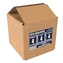 SECUREMENT® Corrugated Brown Boxes/Packing box/packaging box for online selling/ecommerce - 100 Boxes (4 x 4 x 4 inch)