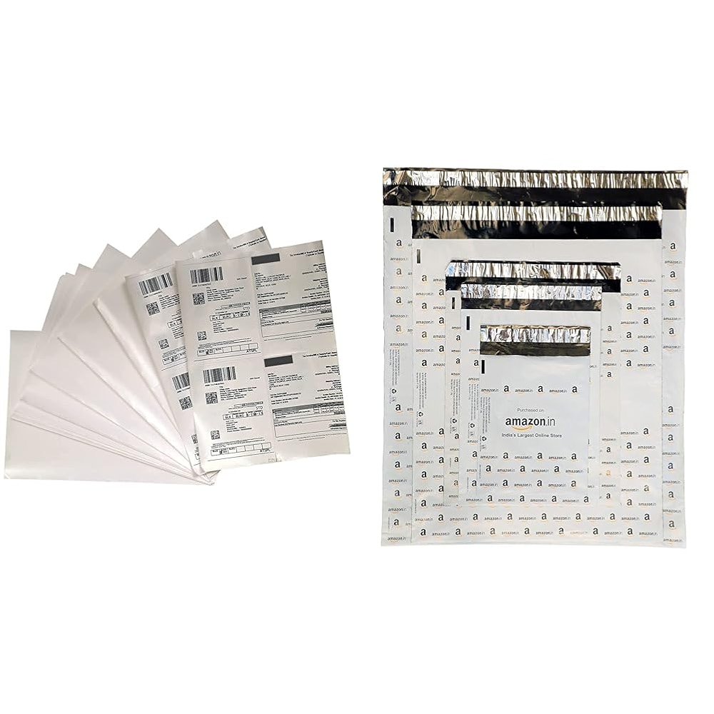 Secure Cut Labels Securement Easyship Sticky Labels (A4 Size Sheet with 4 Pre-Cut Labels ...