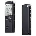 SECURINNOV 8GB Mini Digital Voice Recorder Audio Recording with DSP Noise Reduction | One-Key Operation | Date &amp; Time Stamp | MP3 Player | USB Flash Disk | File Encryption &amp; OTG Android/PC Support