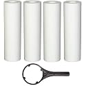 Sediment Cartridge/Filter/Candle Set of 4 Pcs | PP Spun Filter 10 Inch 5 Micron 10 Inch Spun Filter (PP Spun) Cartridge Compatible for 10 Inch Pre-Filter Housing of Water Purifier | Pack of 4 Spun