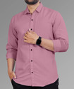 Sedum Sestri Men Solid Casual Pink Shirt