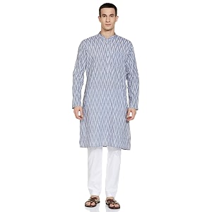See Designs Grey White Cotton Regular
