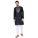 See Designs Men39s Full Sleeve Mandarin Collar