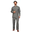 See Designs Men39s Full Sleeve Mandarin Collar