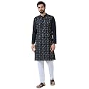 See Designs Men39s Full Sleeve Mandarin Collar