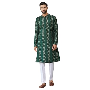 See Designs Mens Long Sleeve Mandarin Collar