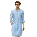 See Designs Men Full Sleeve Turquoise Blue