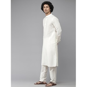 See Designs Men Gold White Solid