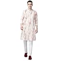 See Designs Men White Multi Tie and