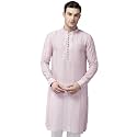 See Designs Pink Regular Fit Self Pattern