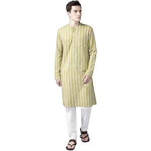 See Designs Yellow White Cotton Regular