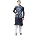 See DesignsMen Blue amp Beige Printed Pure
