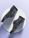 SeeandWear Monk-263 Monk Strap For Men Black