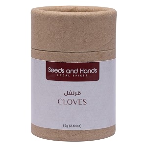 seeds and hands idukki whole cloves  eco-friendly gift tube  laung  kerala organic long aromatic cloves  homestead produce 75g