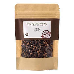 seeds and hands idukki whole cloves  laung  kerala organic aromatic  long bold cloves  trial pack  homestead produce 30g