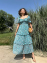 Seek By Sheetal Women Maxi Light Blue
