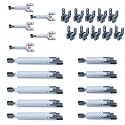 SEEMEY 5 Set Technical Linear Actuator Axle and Pin Connector Block compatiable with Technic Parts