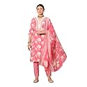 Women39s Cotton Stitched Straight Salwar Suit Set