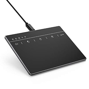 seenda touchpad trackpad external usb high precision trackpad with multi-touch navigation plug and play for windows 10 windows 7 desktoplaptopnotebook computer