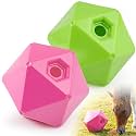 Seenelling 2 Pack Horse Treat Ball, 9" Feeder Toy for Horses, Green Pink